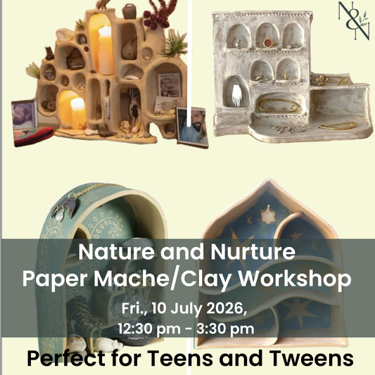 School Holiday Workshop - Papier Mache & Paper Clay Display Niche - Fri 10 July 2026