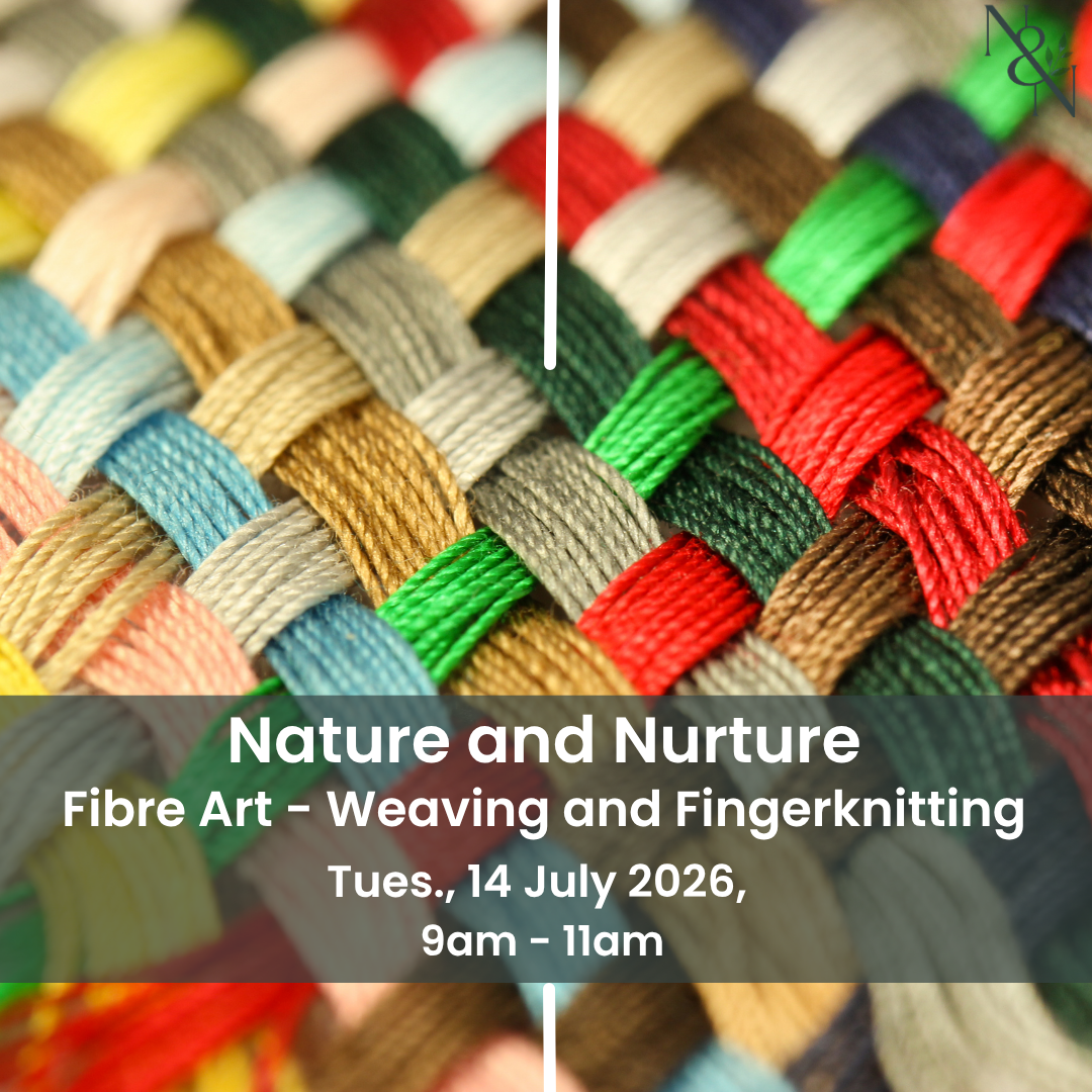 School Holiday Workshop - Fibre Art Workshop – Finger Knitting & Weaving - Tues 14 July