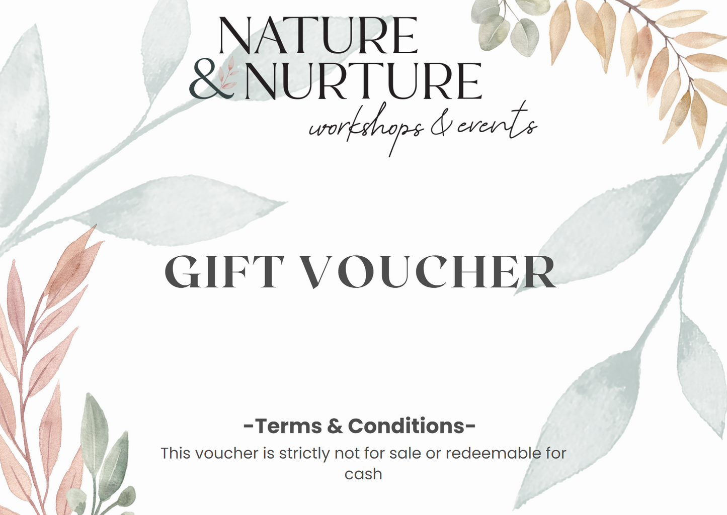 Nature and Nurture Gift Card